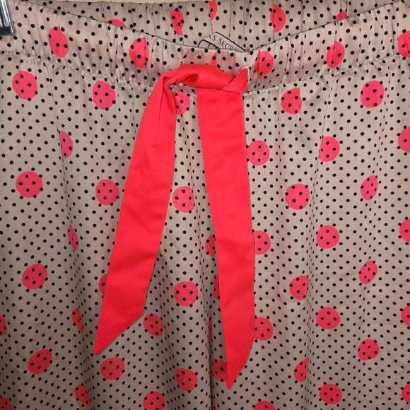 Victoria's Secret Satin Polka Dot Pajama Lounge Pants Size Small - Picture 4 of 7